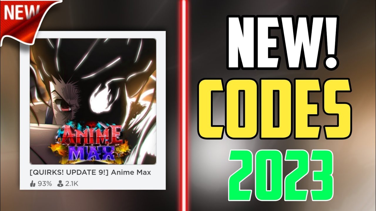 Anime Max Simulator Codes (November 2023)