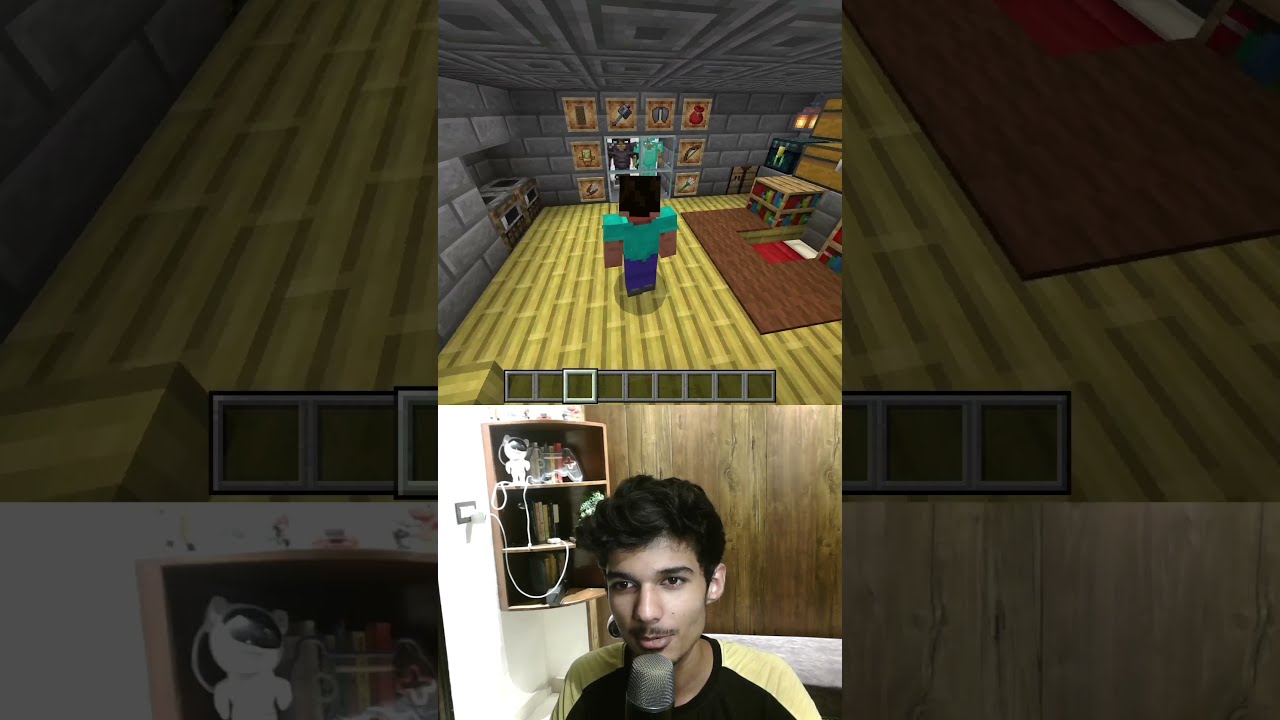 I Built My Secret Base In Minecraft Shorts