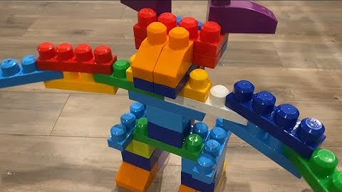 ASMR Toys - Building a Mecha Robot #2 with a Mechanical Arm Using Mega Bloks First Builders