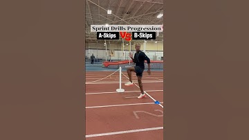 Sprint Drills Progression A-Skip Vs B-Skips
