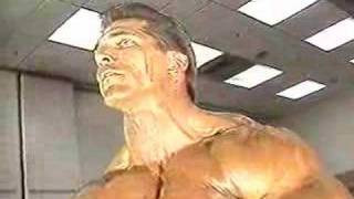 Bodybuilder Scott Demers 1995 USA Backstage