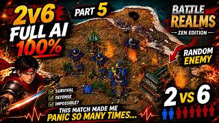 2v6 Against Full AI 100 point + Random Enemy |Holy Land Map | Craziest Defense Ever Part 5