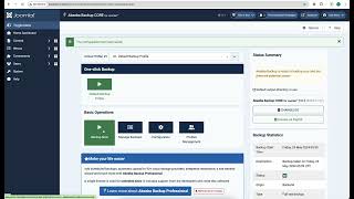 How to create Akeeba Backup