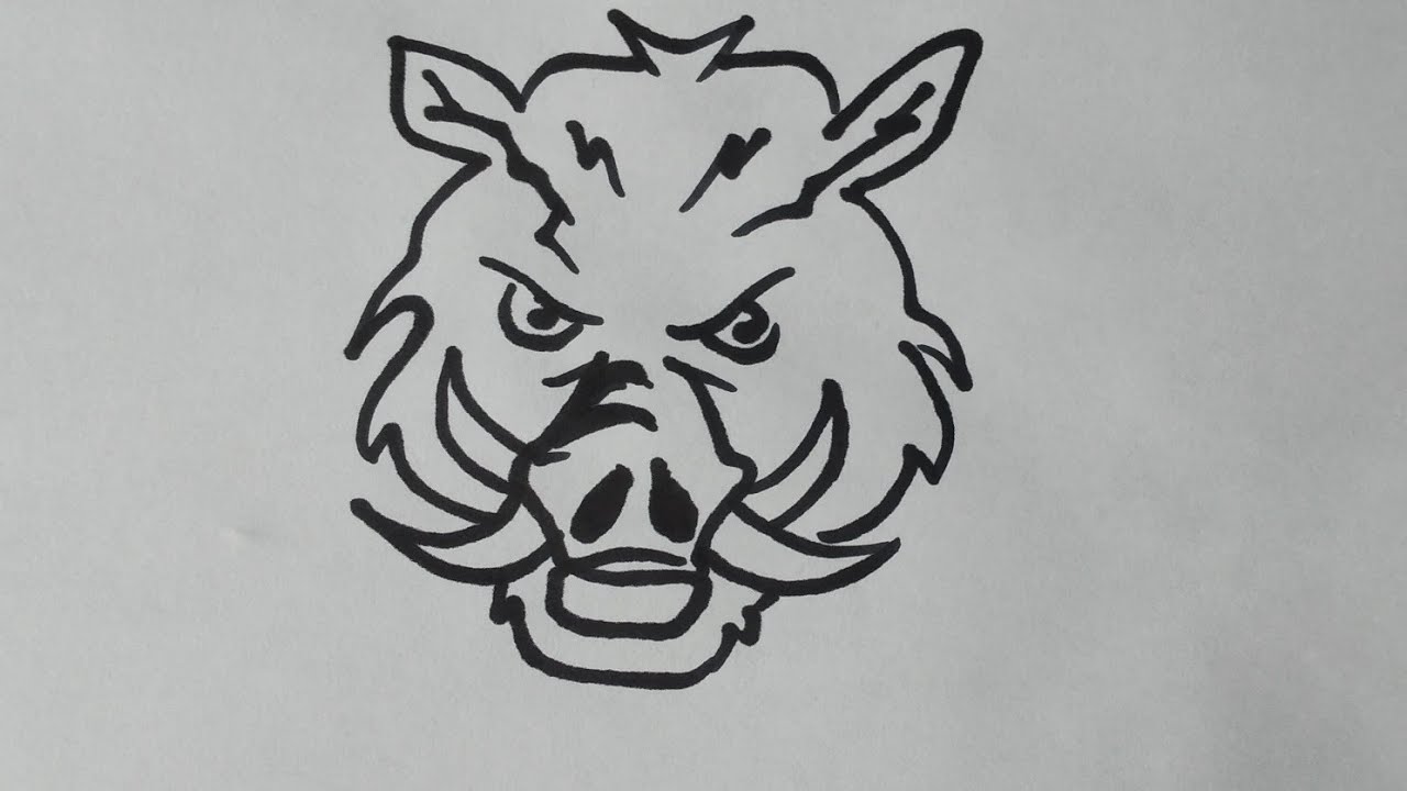 How To Draw Wild Boar