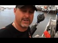 #Fisherman Andrew Asaro speaks about #fishing as #squid are unloaded from the Mineo Brothers #boat a