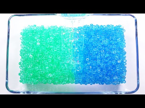 【DIY】フィッシュボール入れすぎスライムを作る【slime ASMR】