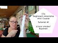 Darvanalee Designs Studio Beginner's Macrame Tutorial #1 Square Knot Scissor Minder/ Keychain DIY