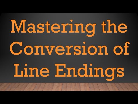 Mastering the Conversion