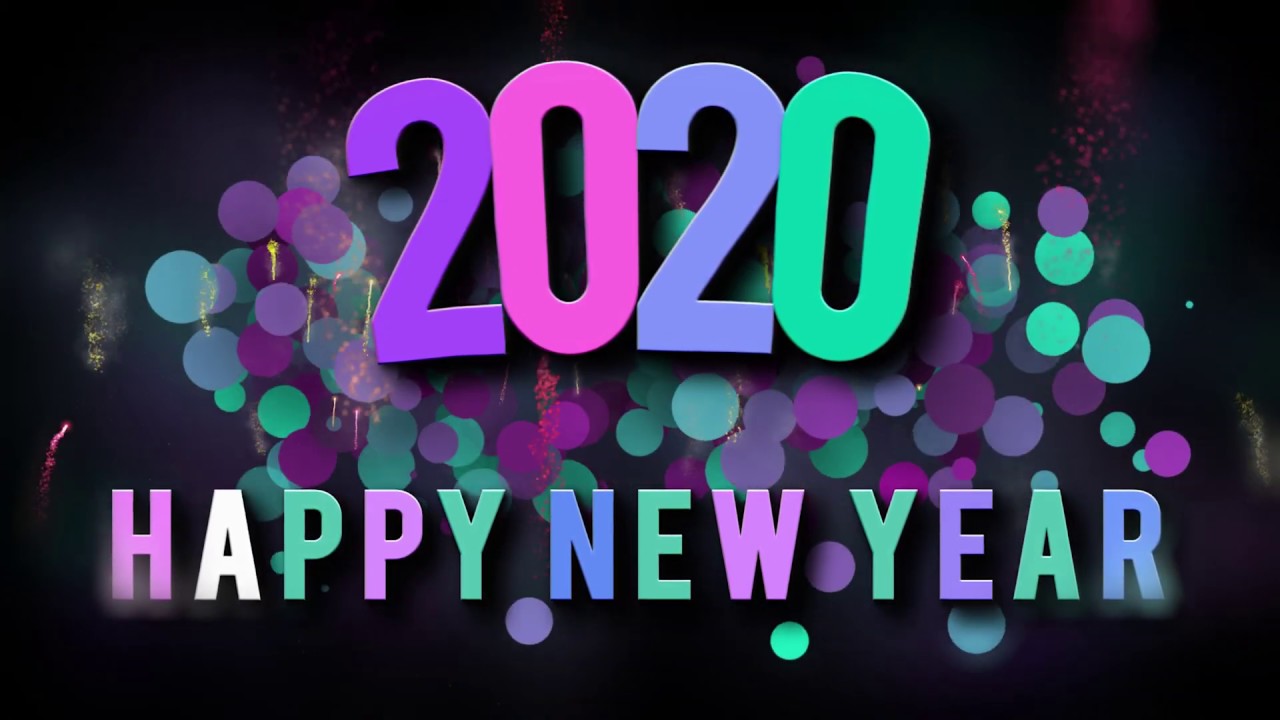 NEW!!!✓2020 Happy NEW YEAR✓Animation Greeting Cards #4K #WhatsApp - YouTube