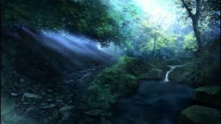 forest stream animated nature 4k live wallpaper