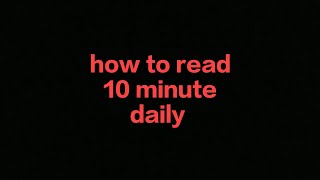 Why I stopped scrolling and started reading 10-minute habit (4/100) Days