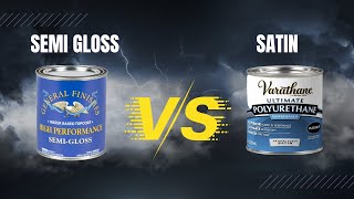 Satin vs Semi Gloss Polyurethane Finish