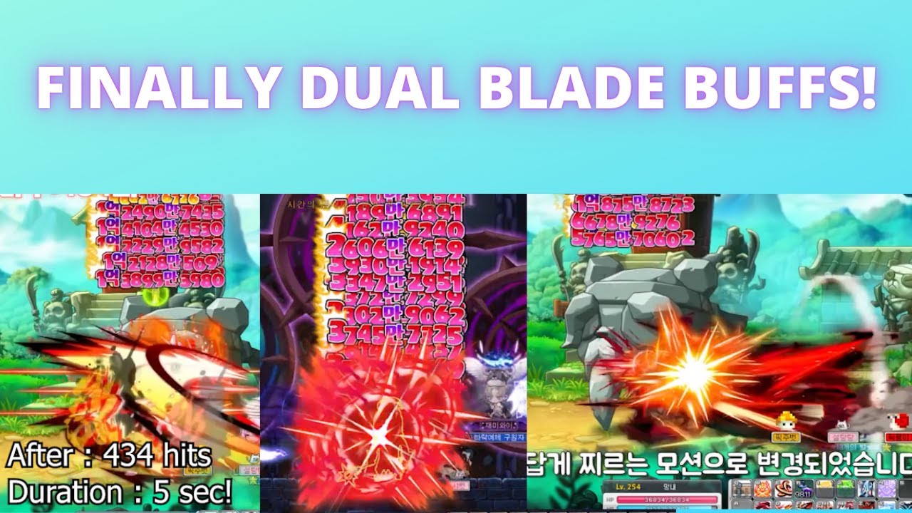 Maplestory Explorer Revamp 2022!! DUAL BLADE YouTube