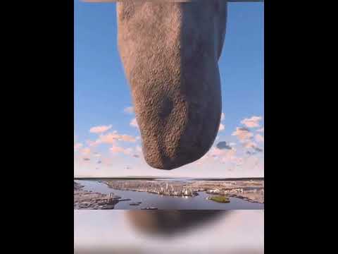 شهاب سنگی نابودکننده دایناسورها اندازه نیویورک