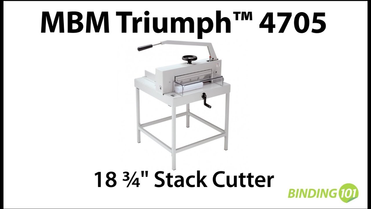 MBM Triumph™ 4705 18 ¾" Stack Cutter YouTube