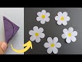 How to Make Paper Flowers | Easy Paper Flowers | DIY Flower Making | Simple Paper Flower Craft