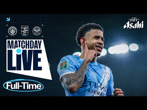SAVINHO SENDS CITY TO THE SEMI FINAL! | MATCHDAY LIVE! Man City 2-0 Brentford | Carabao Cup