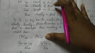 CE206 FM 2 - Module 6 - model laws - reynold's model law