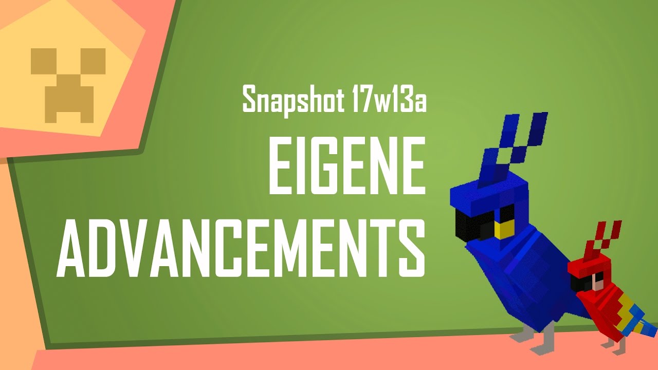 Custom Advancements hinzufügen - 17w13a Snapshot Tutorial