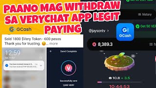 Paano mag withdraw sa VERYCHAT app Legit earning app sa GCASH 2026 | VERYCHAT APP UPDATE