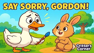 Gordon The Goose Learns To Say Sorry Critters Corner