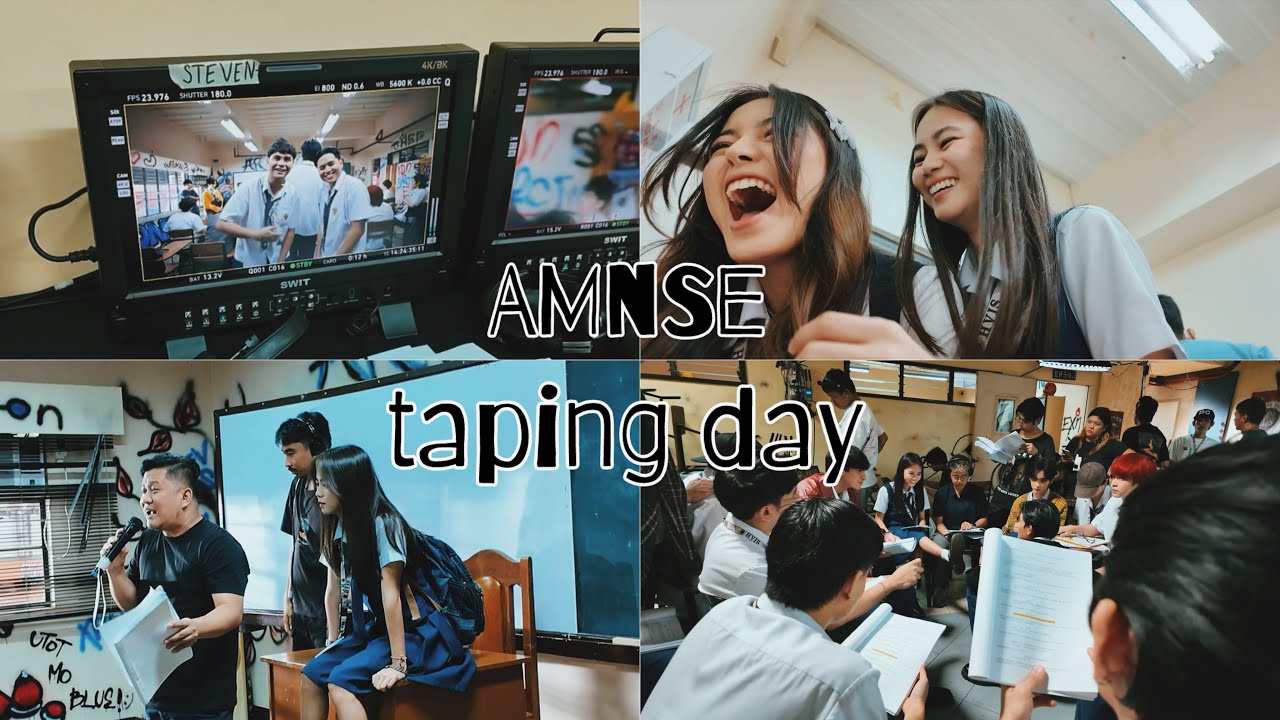 Ashtine Olviga - Ang Mutya Ng Section E Taping (BTS vlog)