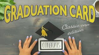 How to make simple, easy and stylish graduation card - handmade DIY card