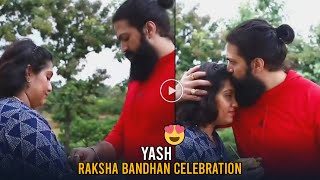 Rocking Star Yash Raksha Bandhan Celebration | Daily Culture