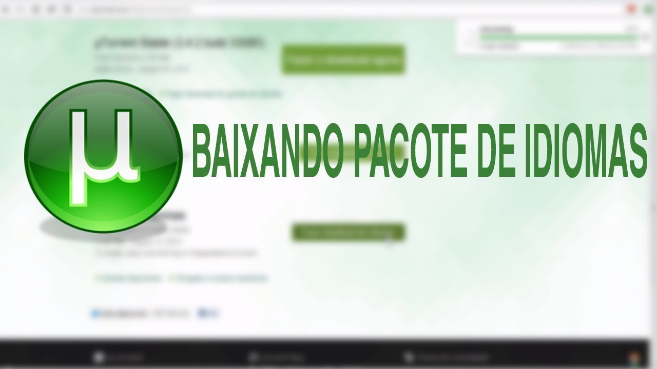 Pacote de idiomas utorrent