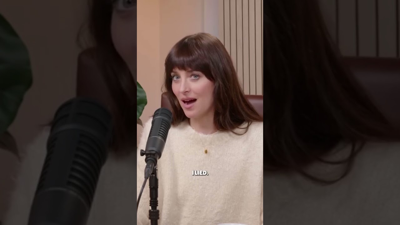 Dakota Johnson Dragging Her Underwear By Boyfriend Role Model on the Bed 