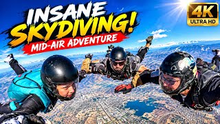 Information 😱 INSANE SKYDIVING EXPERIENCE! 🤯🪂 | Mid-Air Adventure in 4K 🔥 #Shorts Update