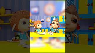 Kids and healthy food | Funny Cartoon Animaion for Baby #shorts