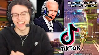 Pro Overwatch player reacts to the CRAZIEST Overwatch 2 TikToks!