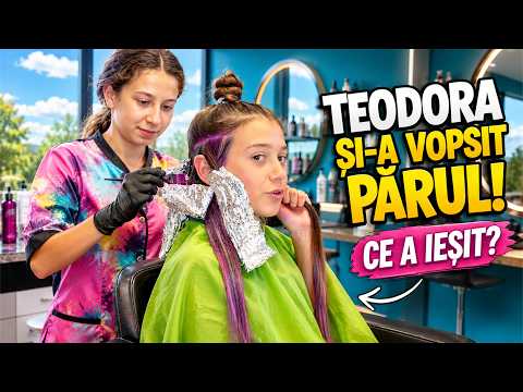 Teodora dyed her hair! 😱 How did it turn out?