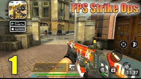 FPS strike Ops : Modem Arena Gameplay Walkthrough part 1-(ios