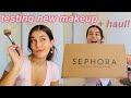 doing my makeup for no reason ft. new products & sephora haul!