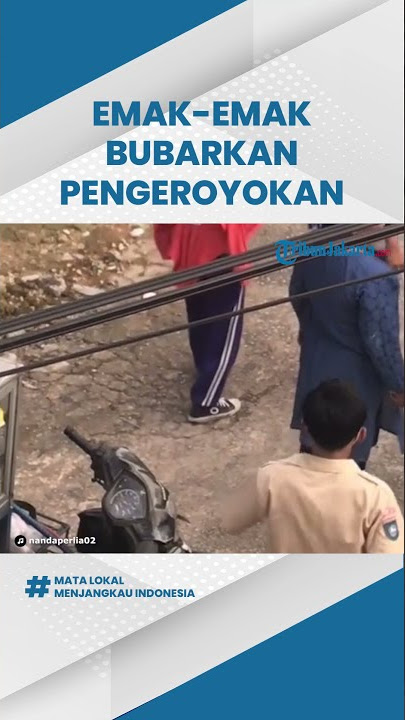 Viral Video Emak-emak Berani Bubarkan Aksi Pengeroyokan Pelajar SMP, Hampir Lempar Sandal