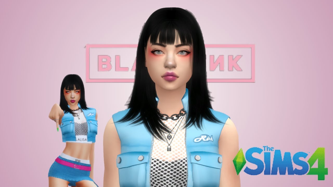 BLACKPINK Lisa from SHUTDOWN M/V | The Sims 4 CAS + Full CC List - YouTube
