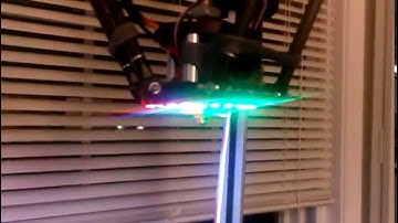 SeeMeCNC Rostock Max v2 + Adafruit NeoPixel LED Ring