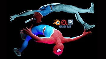 Blender, Zbrush and Substance painter workflow tutorial [ spider punk ] .