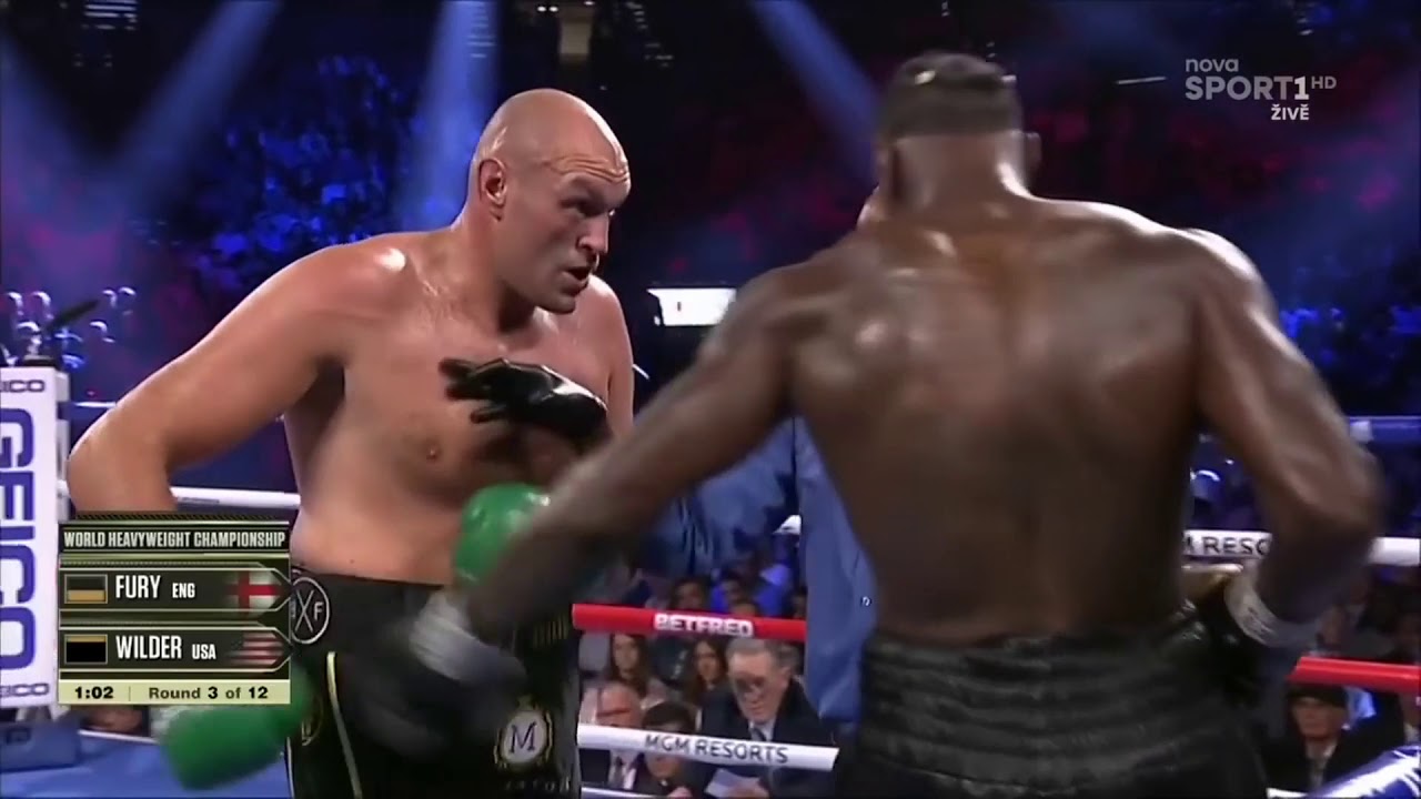 Slowed Down Footage of Tyson Fury's Left Glove Round 3 Fight 2. - YouTube