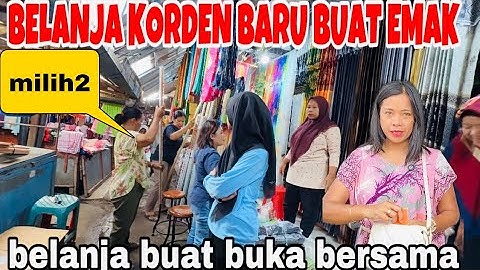 BELANJA KORDEN BARU BUAT RUMAH EMAK DAN BELANJA BUAT BUKA PUASA ‼️