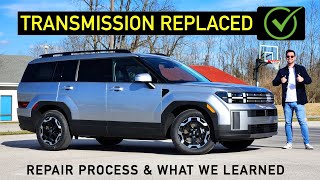 Our New 2024 Hyundai Santa Fe is BACK after its Transmission Replacement! Repair Process & MORE!