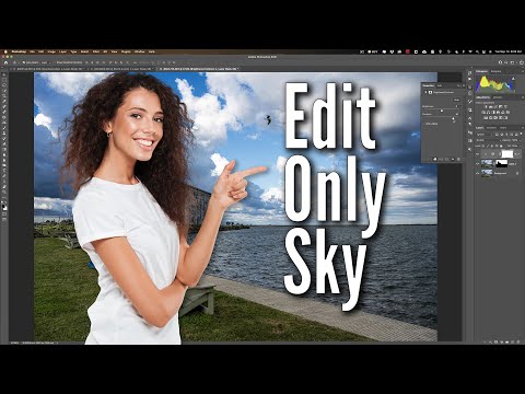 How To ISOLATE & ADJUST a Sky in PHOTOSHOP