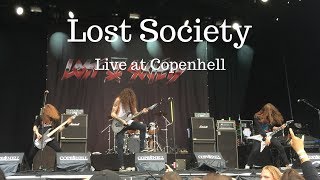 EPIC Lost Society Live performance – N.W.L + Riot, massive mosh pit + drum solo at Copenhell 2017