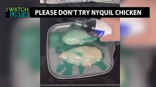 Chicken Being Cooked In NyQuil Should Not Be A Thing