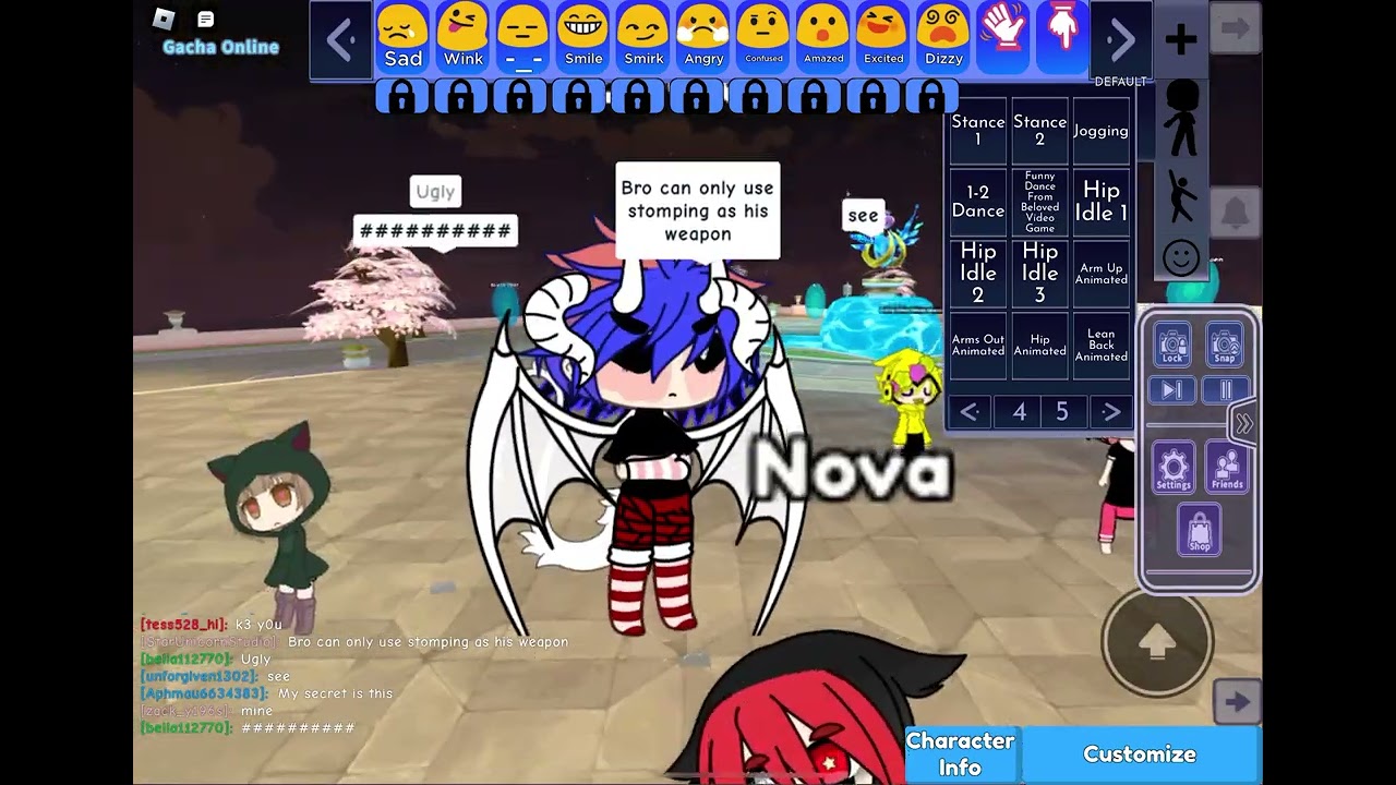 Roasting a random gacha online Person =)
