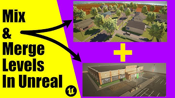 UE5 || Levels combineren / kopiëren / samenvoegen in Unreal Engine | UE5 Beginnershandleiding