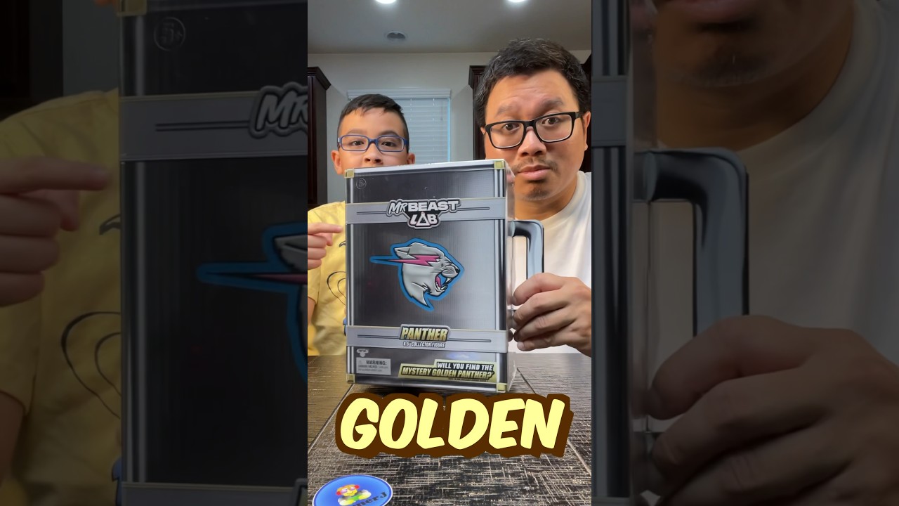 Unboxing MrBeast Lab Collector Figure Panther 