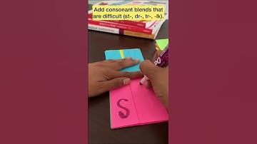 How to make a Consonant Blend Flip Book | #earlyliteracy #homeschoolingfun